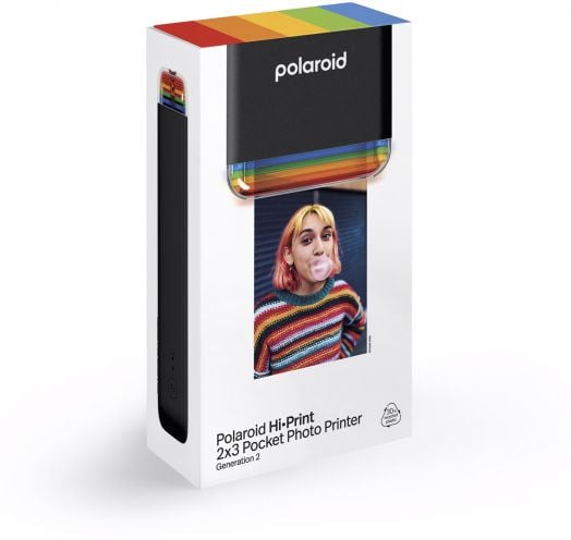 Джобен фотопринтер Polaroid Hi-Print Gen2 2х3, черен