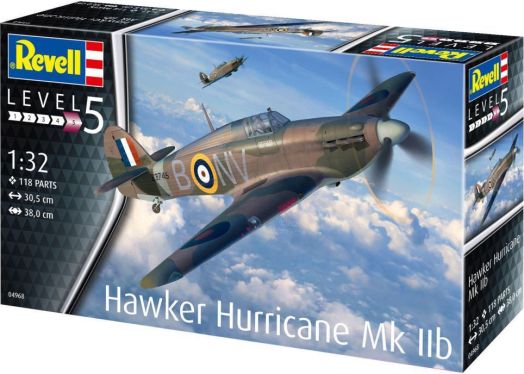 Сглобяем модел Revell - Самолет Hawker Hurricane MK IIB