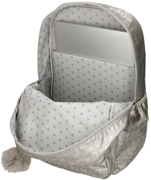 Ученическа раница Mickey Outline 100th Anniversary с едно отделение