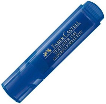 Неонов текстмаркер Faber-Castell, Син