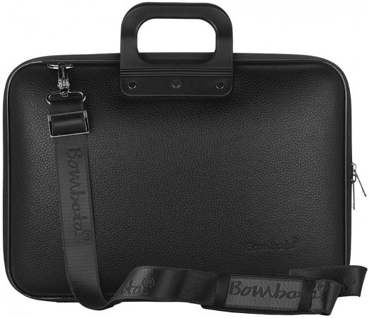 Чанта за лаптоп Bombata - Medio AllBlack, 13-14 инча, черна