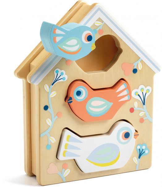 Играчка за баланс Djeco: BabyBirdy