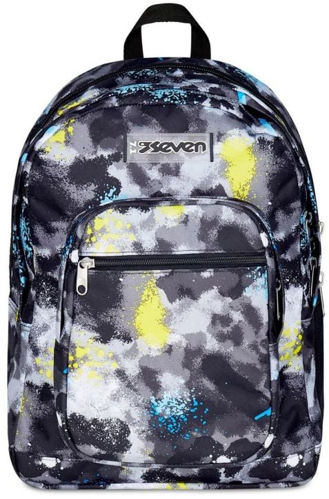 Ученическа раница Seven Freethink Lime Punch с две отделения и USB порт