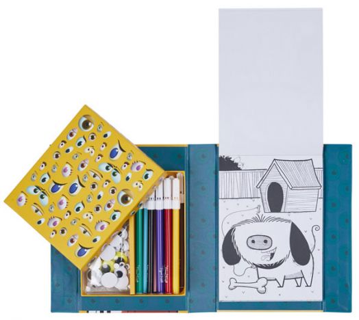 Творчески комплект Tiger Tribe Crazy Eyes за оцветяване