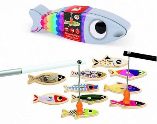 Детска играчка Janod - Хвани рибата