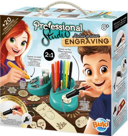 Детска професионална работилница за гравиране Buki