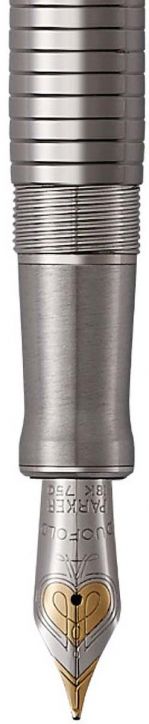 Писалка Parker Royal Duofold Prestige Ruthenium Chiselled