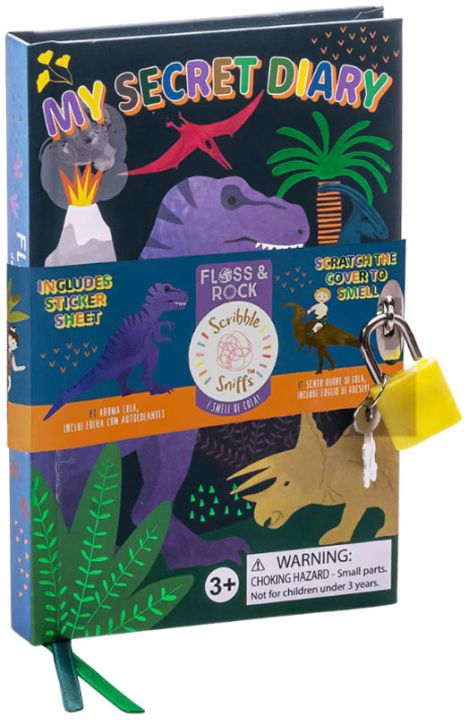 Ароматен таен дневник Floss & Rock, Dinosaur - Динозаври