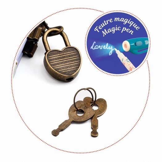 Таен дневник с магическа химикалка Djeco - Lisa