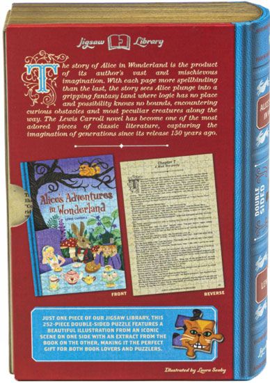 Двустранен пъзел Professor Puzzle: Алиса в страната на чудесата, 252 части