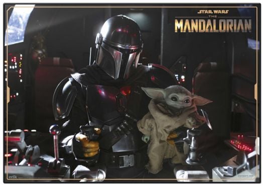 Подложка за бюро Star Wars: The Mandalorian