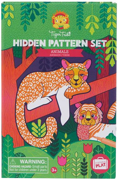 Комплект за оцветяване Tiger Tribe Pattern Animals