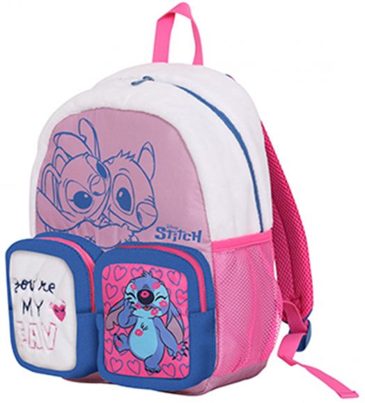 Малка детска раничка Seven Lilo & Stitch с два предни джоба