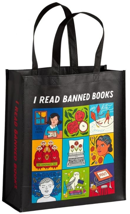 Чанта за пазаруване Galison I Read Banned Books
