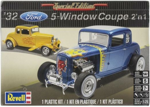 Сглобяем модел Revell - Автомобил Форд 1932 Coupe, 2 in 1
