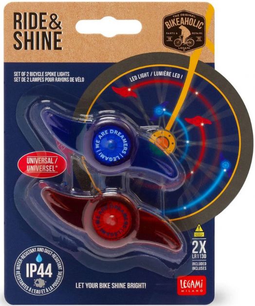 Светлоотразител за спици Legami Ride & Shine - Space, 2 бр.