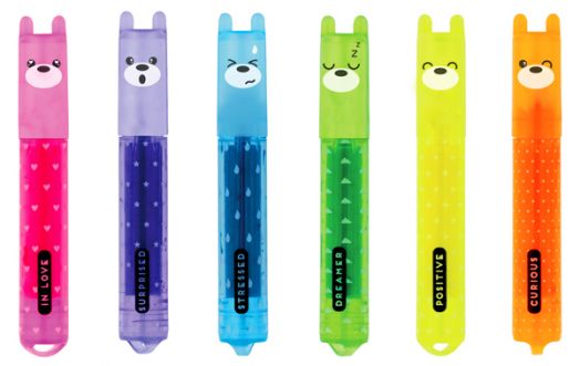 Комплект мини текст маркери Legami Teddy's Mood