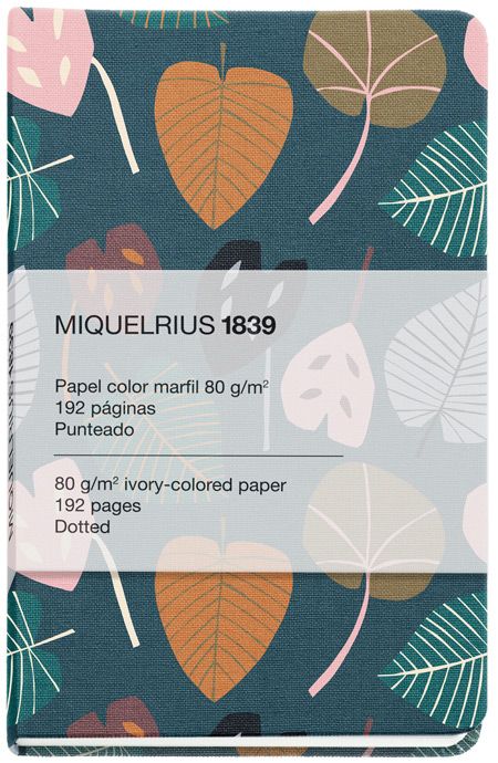 Джобен тефтер Miquelrius Autumn Leaves Green