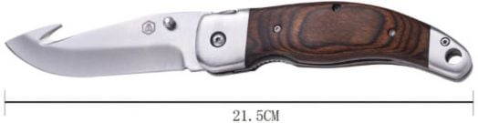 Сгъваем нож Laguiole Hunting knife, с кожен калъф