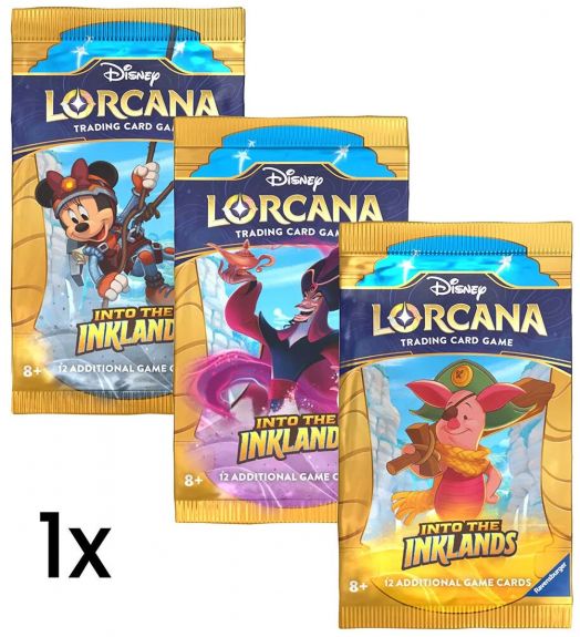 Disney Lorcana TCG: Into the Inklands Booster, асортимент