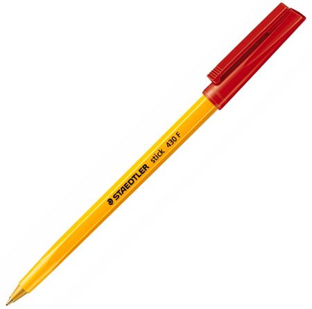 Химикалка Staedtler Stick 430 F, червена