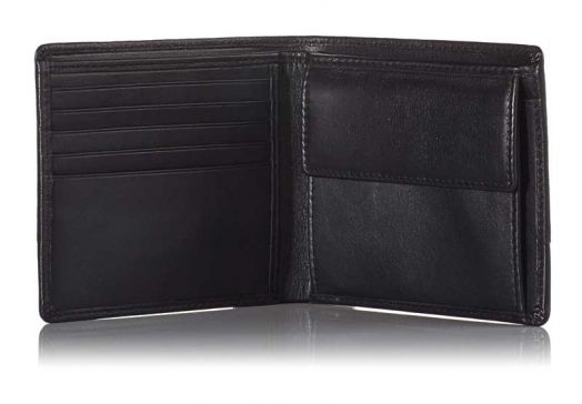 Портфейл Bugatti Atlanta, черен хоризонтален