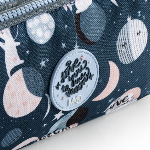 Несесер Miquelrius Space Bunny с три отделения, овален