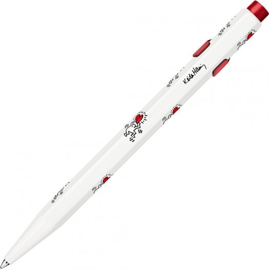 Химикалка Caran D'Ache 849 Keith Haring White Special Edition