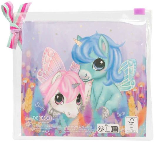 Детски комплект Ylvi - тефтерче с химикалка, Еднорог