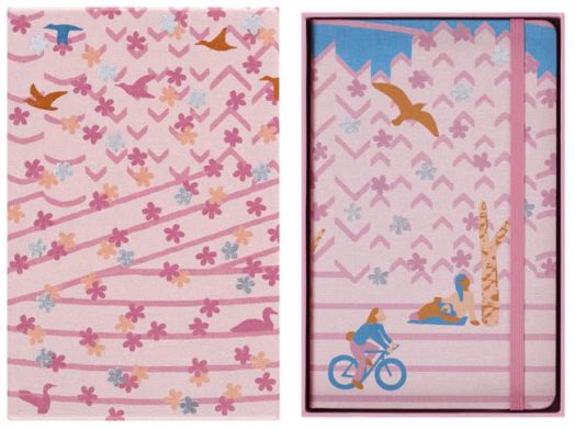 Комплект Moleskine: 2 класически тефтера Moleskine Sakura с твърди корици