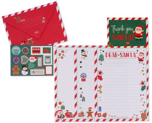 Комплект Legami - Писмо до Дядо Коледа