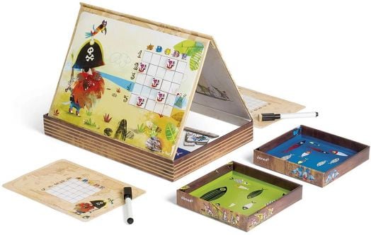 Детска игра Janod - Морска битка с пирати