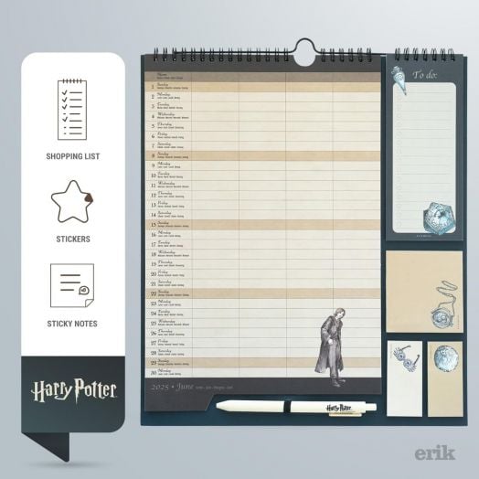 Планер-пад Grupo Erik Harry Potter за 16 месеца - септември 2024 / декември 2025 година