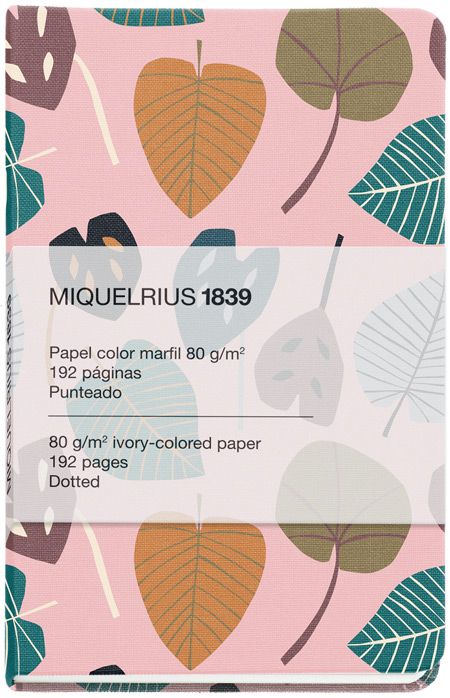 Джобен тефтер Miquelrius Autumn Leaves Pink