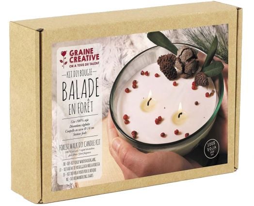 Комплект за правене на свещ Graine Creative - В гората
