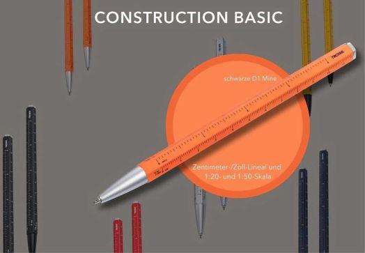 Химикалка Troika Construction Basic, оранжева