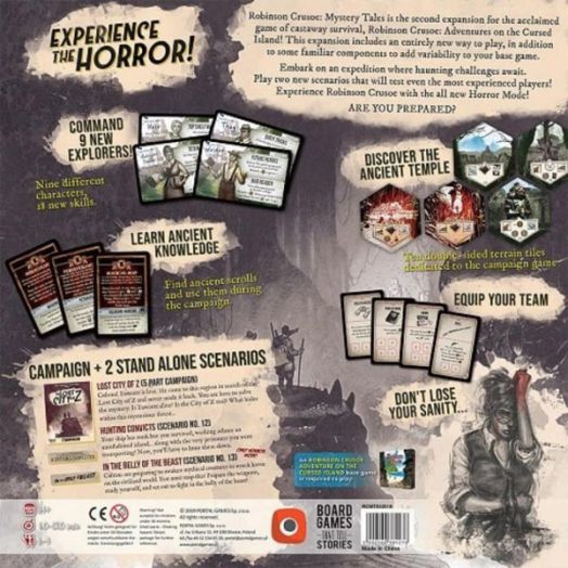 Разширение за настолна игра Robinson Crusoe: Adventures on the Cursed Island - Mystery Tales