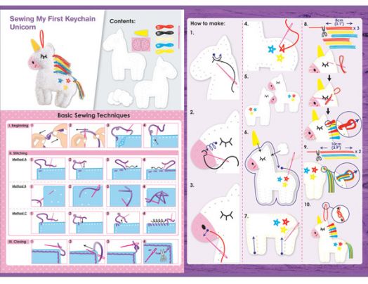 Уший сам ключодържател Avenir - Еднорог