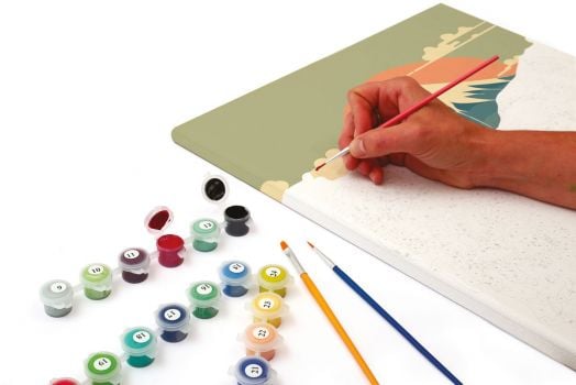 Комплект за рисуване по номера Graine Creative - Фуджи 30 x 40 см.