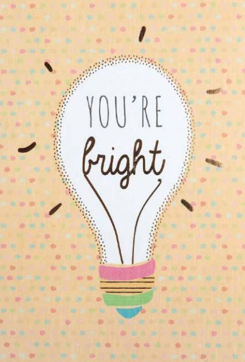 Картичка Busquets: You Are Bright