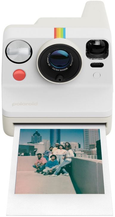 Фотоапарат за моментни снимки Polaroid Now Gen 3, Pebble White