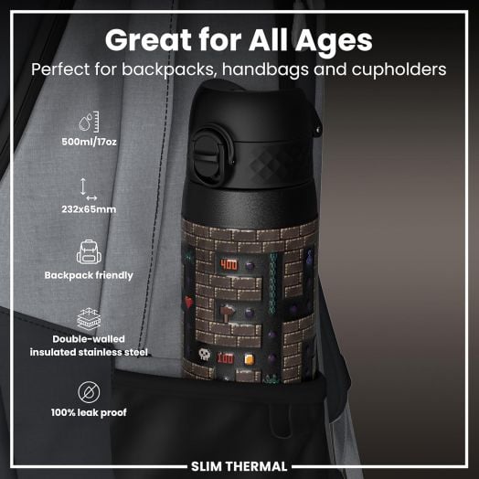 Бутилка за вода Ion8 - Геймър, 500 мл