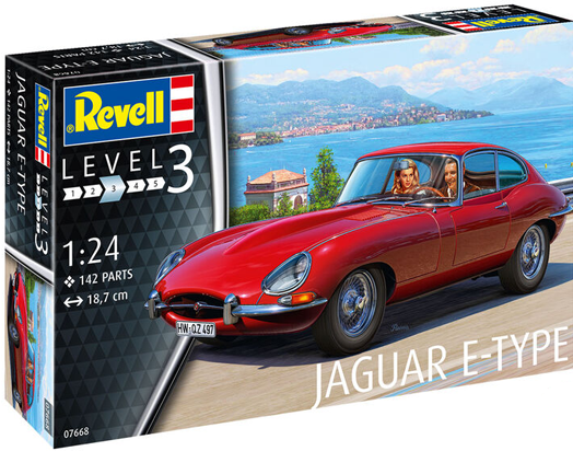 Сглобяем модел Revell - Автомобил Jaguar E-Type (Coupé)