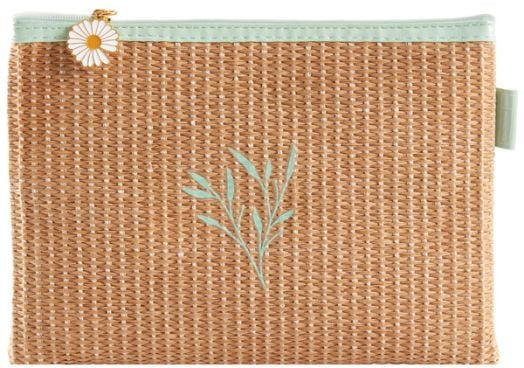 Плосък несесер Miquelrius Spring Flowers Raffia