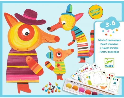 Творчески комплект Djeco - The Fox Family