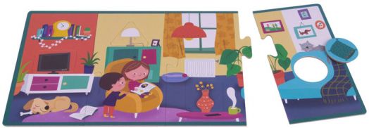 Асоциативна игра-пъзел Apli Kids - У дома
