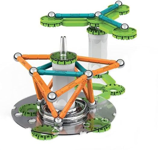 Магнитен конструктор Geomag Mechanics - Зъбни колела, 96 части