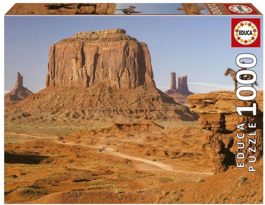 Пъзел Educa: Долината на монументите, 1000 части