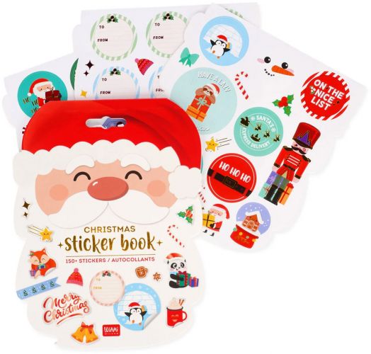Книжка с коледни стикери Legami