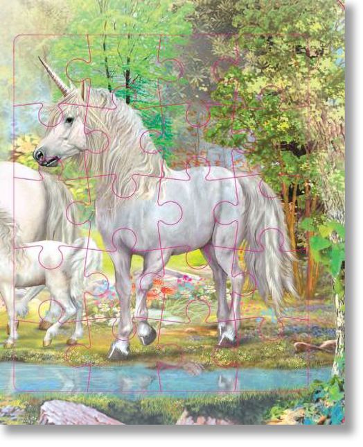 Книга с пъзели: Еднорози